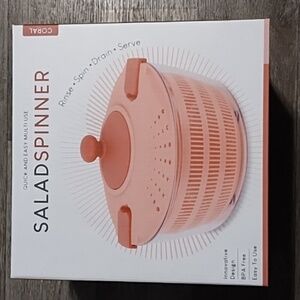 Salad Spinner Coral New